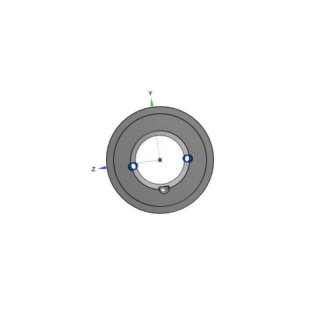 Poulie trapézoïdale SPZ / Z - 1 gorge - Ø67 mm - Moyeu amovible 1108 - Fonte