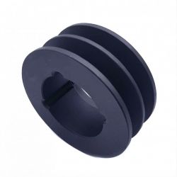 Poulie trapézoïdale SPZ / Z - 2 gorges - Ø71 mm - Moyeu amovible 1108 - Fonte