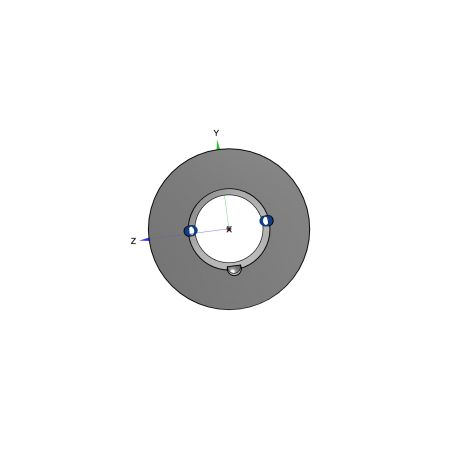 Poulie trapézoïdale SPZ / Z - 2 gorges - Ø71 mm - Moyeu amovible 1108 - Fonte