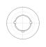 Poulie trapézoïdale SPZ / Z - 2 gorges - Ø71 mm - Moyeu amovible 1108 - Fonte