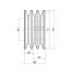 Poulie trapézoïdale SPZ / Z - 3 gorges - Ø71 mm - Moyeu amovible 1108 - Fonte