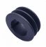 Poulie trapézoïdale SPZ / Z - 2 gorges - Ø75 mm - Moyeu amovible 1210 - Fonte