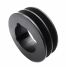 Poulie trapézoïdale SPZ / Z - 2 gorges - Ø85 mm - Moyeu amovible 1610 - Fonte