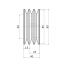 Poulie trapézoïdale SPZ / Z - 3 gorges - Ø85 mm - Moyeu amovible 1610 - Fonte