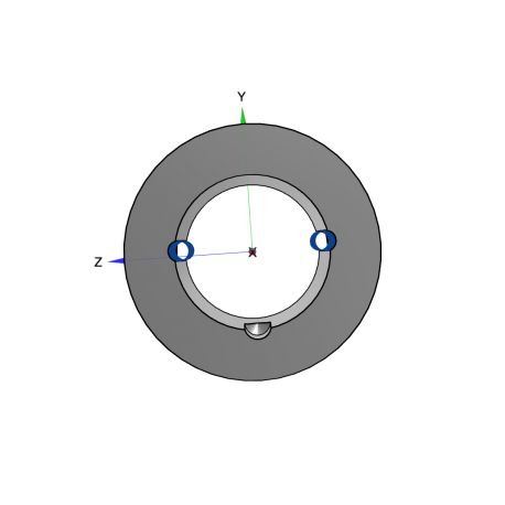 Poulie trapézoïdale SPZ / Z - 2 gorges - Ø90 mm - Moyeu amovible 1610 - Fonte