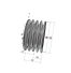 Poulie trapézoïdale SPZ / Z - 4 gorges - Ø90 mm - Moyeu amovible 1610 - Fonte