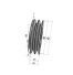 Poulie trapézoïdale SPZ / Z - 2 gorges - Ø95 mm - Moyeu amovible 1610 - Fonte
