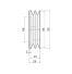 Poulie trapézoïdale SPZ / Z - 2 gorges - Ø95 mm - Moyeu amovible 1610 - Fonte