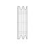 Poulie trapézoïdale SPZ / Z - 2 gorges - Ø95 mm - Moyeu amovible 1610 - Fonte