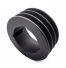 Poulie trapézoïdale SPZ / Z - 3 gorges - Ø95 mm - Moyeu amovible 1610 - Fonte