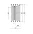Poulie trapézoïdale SPZ / Z - 4 gorges - Ø95 mm - Moyeu amovible 1610 - Fonte