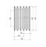 Poulie trapézoïdale SPZ / Z - 5 gorges - Ø95 mm - Moyeu amovible 1610 - Fonte