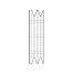 Poulie trapézoïdale SPZ / Z - 2 gorges - Ø100 mm - Moyeu amovible 1610 - Fonte