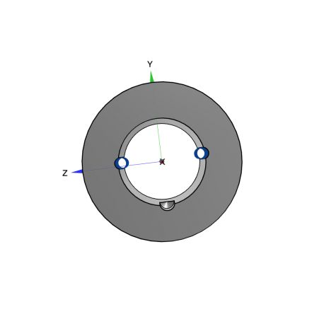 Poulie trapézoïdale SPZ / Z - 2 gorges - Ø100 mm - Moyeu amovible 1610 - Fonte