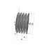 Poulie trapézoïdale SPZ / Z - 4 gorges - Ø100 mm - Moyeu amovible 1610 - Fonte