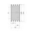 Poulie trapézoïdale SPZ / Z - 4 gorges - Ø100 mm - Moyeu amovible 1610 - Fonte