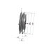 Poulie trapézoïdale SPZ / Z - 1 gorge - Ø106 mm - Moyeu amovible 1610 - Fonte