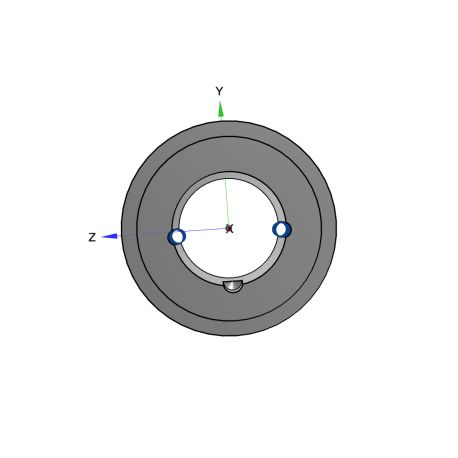 Poulie trapézoïdale SPZ / Z - 1 gorge - Ø106 mm - Moyeu amovible 1610 - Fonte