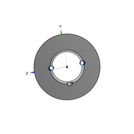 Poulie trapézoïdale SPZ / Z - 2 gorges - Ø106 mm - Moyeu amovible 1610 - Fonte