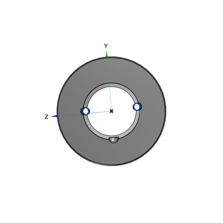 Poulie trapézoïdale SPZ / Z - 3 gorges - Ø106 mm - Moyeu amovible 1610 - Fonte