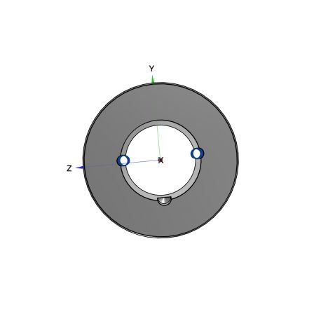 Poulie trapézoïdale SPZ / Z - 4 gorges - Ø106 mm - Moyeu amovible 1610 - Fonte