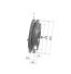 Poulie trapézoïdale SPZ / Z - 1 gorge - Ø112 mm - Moyeu amovible 1610 - Fonte