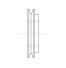 Poulie trapézoïdale SPZ / Z - 1 gorge - Ø112 mm - Moyeu amovible 1610 - Fonte