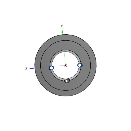 Poulie trapézoïdale SPZ / Z - 1 gorge - Ø112 mm - Moyeu amovible 1610 - Fonte