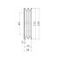 Poulie trapézoïdale SPZ / Z - 2 gorges - Ø112 mm - Moyeu amovible 1610 - Fonte