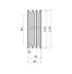 Poulie trapézoïdale SPZ / Z - 3 gorges - Ø112 mm - Moyeu amovible 2012 - Fonte