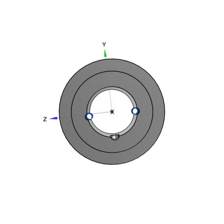 Poulie trapézoïdale SPZ / Z - 1 gorge - Ø118 mm - Moyeu amovible 1610 - Fonte