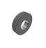 Poulie trapézoïdale SPZ / Z - 2 gorges - Ø118 mm - Moyeu amovible 1610 - Fonte