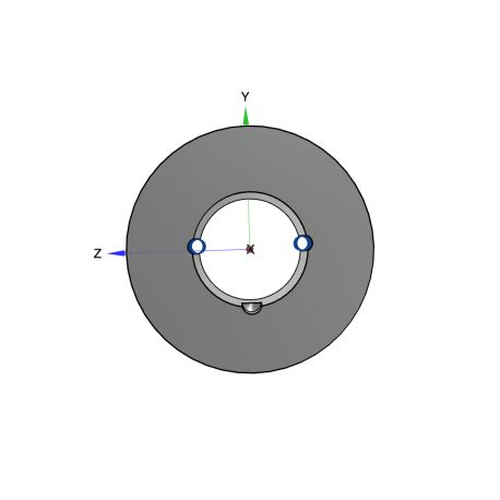 Poulie trapézoïdale SPZ / Z - 2 gorges - Ø118 mm - Moyeu amovible 1610 - Fonte