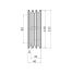 Poulie trapézoïdale SPZ / Z - 3 gorges - Ø118 mm - Moyeu amovible 2012 - Fonte