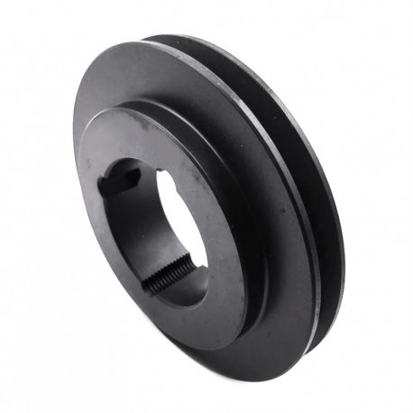 Poulie trapézoïdale SPZ / Z - 1 gorge - Ø125 mm - Moyeu amovible 1610 - Fonte