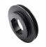 Poulie trapézoïdale SPZ / Z - 1 gorge - Ø125 mm - Moyeu amovible 1610 - Fonte