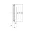 Poulie trapézoïdale SPZ / Z - 1 gorge - Ø125 mm - Moyeu amovible 1610 - Fonte