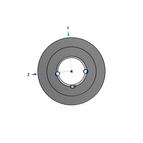 Poulie trapézoïdale SPZ / Z - 1 gorge - Ø125 mm - Moyeu amovible 1610 - Fonte