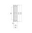 Poulie trapézoïdale SPZ / Z - 2 gorges - Ø125 mm - Moyeu amovible 1610 - Fonte