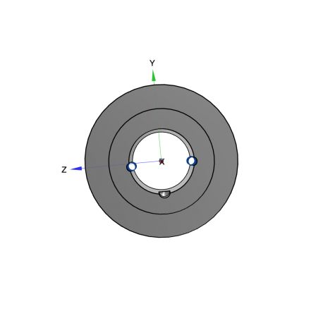 Poulie trapézoïdale SPZ / Z - 1 gorge - Ø132 mm - Moyeu amovible 1610 - Fonte