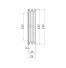 Poulie trapézoïdale SPZ / Z - 2 gorges - Ø132 mm - Moyeu amovible 1610 - Fonte