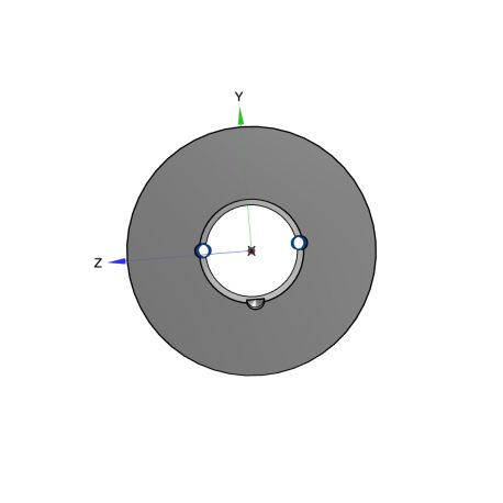 Poulie trapézoïdale SPZ / Z - 2 gorges - Ø132 mm - Moyeu amovible 1610 - Fonte