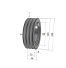 Poulie trapézoïdale SPZ / Z - 3 gorges - Ø132 mm - Moyeu amovible 2012 - Fonte