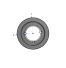 Poulie trapézoïdale SPZ / Z - 3 gorges - Ø132 mm - Moyeu amovible 2012 - Fonte