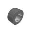 Poulie trapézoïdale SPZ / Z - 5 gorges - Ø132 mm - Moyeu amovible 2517 - Fonte