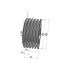 Poulie trapézoïdale SPZ / Z - 5 gorges - Ø132 mm - Moyeu amovible 2517 - Fonte