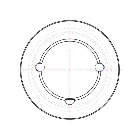 Poulie trapézoïdale SPZ / Z - 5 gorges - Ø132 mm - Moyeu amovible 2517 - Fonte