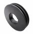 Poulie trapézoïdale SPZ / Z - 2 gorges - Ø140 mm - Moyeu amovible 1610 - Fonte