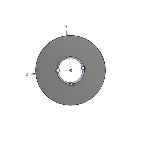 Poulie trapézoïdale SPZ / Z - 2 gorges - Ø140 mm - Moyeu amovible 1610 - Fonte
