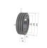 Poulie trapézoïdale SPZ / Z - 3 gorges - Ø140 mm - Moyeu amovible 2012 - Fonte